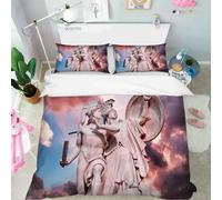 Set copripiumino arte statua architettura 3D set biancheria da letto federe
