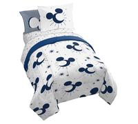 Set copripiumino completo Disney Topolino - Set di biancheria da letto da 7 pezzi con lenzuola e federe - Biancheria da letto celeste super morbi