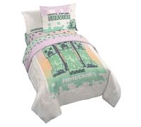 Set copripiumino completo Minecraft Creeper - Set di biancheria da letto da 7 pezzi con lenzuola e federe - Biancheria da letto per bambini super