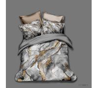 Set copripiumino con motivo in marmo 3D set lenzuola federe