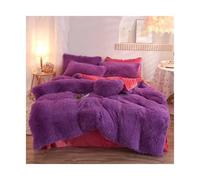 Set copripiumino di lusso da 3/4 pezzi, biancheria letto morbida e accogliente, perfetto for il comfort della camera , ideale for camere degli ospiti dormitori per Set Copripiumino(Purple,2.0M-4PCS)