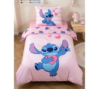AYMAX Children's Stitch Bedding Set, Reversible Duvet Cover 140 x 200 cm + Pillo