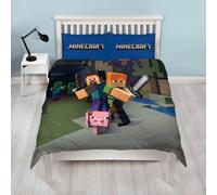 Minecraft Set Copripiumino Doppio Ragazzi Ragazze 2 IN 1 Design