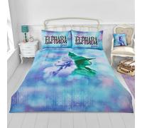Set Copripiumino Doppio Reversibile Glinda E Elphaba Blu Rosa
