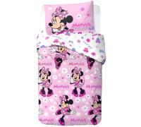 Set Copripiumino e Federa Letto singolo bambina Disney Minnie Mouse 100% Cotone