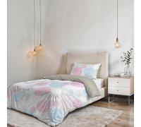 Set Copripiumino Fantasy, Lavorato in Italia - Parure Copri Piumino - Sacco Piumone 150x200 cm con Patella e federa Cuscino, Singolo, Molecole