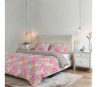 Set Copripiumino Fantasy, Lavorato in Italia - Parure Copri Piumino - Sacco Piumone 250x200 cm con Patella e Federe Cuscino, Matrimoniale, Spring