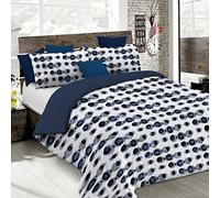 Set Copripiumino Fantasy, Lavorato in Italia - Parure Copri Piumino - Sacco Piumone 250x200 cm con Patella e Federe Cuscino, Matrimoniale, Optical