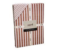 Set copripiumino in cotone 100% a righe melange Yard Hebden - Pecan - Doppio