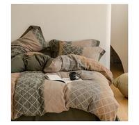 Set copripiumino Jacquard - Set copripiumino Queen Size geometrico Boho in cotone 100%, set biancheria da letto Boho leggero 4 pezzi, senza piumino (Colore : 02, Dimensioni : 2.0m Bed -220x240cm)