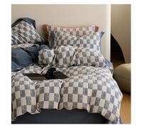 Set copripiumino Jacquard - Set copripiumino Queen Size geometrico Boho in cotone 100%, set biancheria da letto Boho leggero 4 pezzi, senza piumino (Colore : 04, Dimensioni : 1.5m-1.8m bed-200x230cm)