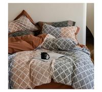 Set copripiumino Jacquard - Set copripiumino Queen Size geometrico Boho in cotone 100%, set biancheria da letto Boho leggero 4 pezzi, senza piumino (Colore : 03, Dimensioni : 2.0m Bed -220x240cm)