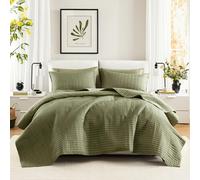 Set copripiumino King Comfort Spaces, copriletto reversibile moderno a quadri, set di biancheria da letto King, accogliente strato invernale trap