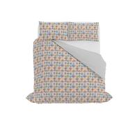 Set Copripiumino Matrimoniale 100% Cotone Stampa Digitale Aurora, Made in Italy - Parure Copri Piumino - Sacco Piumone 250x200 cm con Doppia Patella e Federa Cuscino, Galax