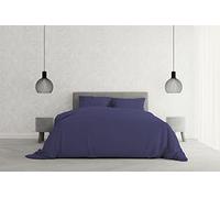Set Copripiumino Matrimoniale Microfibra Elegant, Lavorato in Italia - Parure Copri Piumino - Sacco Piumone 250x200 cm con Patella e Federe Cuscino, Violetta, Matrimoniale
