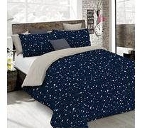 Set Copripiumino Microfibra Fashion, Lavorato in Italia - Parure Copri Piumino - Sacco Piumone 150x200 cm con Patella e federa Cuscino, Singolo, Belle