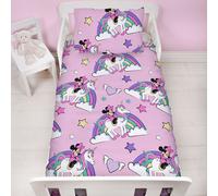 Set Copripiumino Minnie Mouse Believe Con Unicorni E Stelle Per Bambine