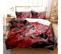 Set copripiumino modello astratto struttura marmo 3D set biancheria da letto ...