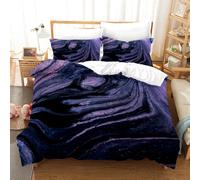 Set copripiumino modello astratto struttura marmo 3D set biancheria da letto ...