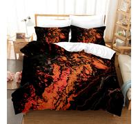 Set copripiumino modello astratto struttura marmo 3D set biancheria da letto ...