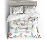 Set copripiumino modello semplice geometria ananas 3D set biancheria da letto...