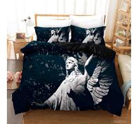 Set copripiumino moderno arte statua angelo 3D set biancheria da letto federe