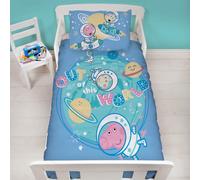 Peppa Pig Junior Set Copripiumino George Stars Spazio Neonato Culla Letto Panel
