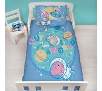 Peppa Pig Junior Set Copripiumino George Stars Spazio Neonato Culla Letto Panel