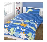 Set Copripiumino Per Bambini Junior Con Stelle Nuvole Dinosauri Disney