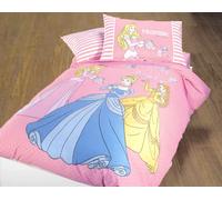 Set Copripiumino Principesse Royal Rosa Cenerentola Belle Aurora Disney Caleffi