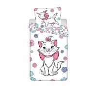 Jerry Fabrics Biancheria da letto per bambini, 140 x 200 cm, in cotone, Öko-Tex Marie Aristocats