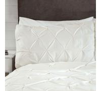 Balmoral Pin Ricamo Set Copripiumino Singolo Elegante - Crema