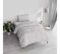 Set Copripiumino Singolo Cotone Ida, lavorato in Italia - Parure Copri Piumino - Sacco Piumone 150x200cm con Doppia Patella e Federe Cuscino (Singolo, diana)