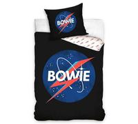 David Bowie Set Copripiumino Singolo Ue Misura Letto 2-in-1 Disegni Fulmine Bolt
