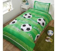 Set Copripiumino Singolo Goal Calcio Rete Da Gioco Bambini