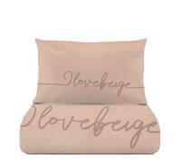 Set copripiumino singolo I Love BEIGE