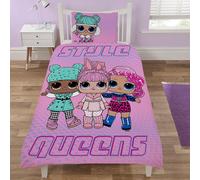 L. O.L.Surprise Set Copripiumino Singolo Stile Regina Bambini Letto 2-in-1