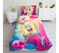 Set Copripiumino Singolo SpongeBob E Patrick 2-in-1 Design Misura EU 100% Cotone