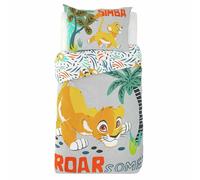 Re Leone Roarsome Set Copripiumino Singolo Ragazzi Disney Simba 2-in-1 Design