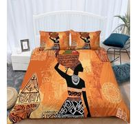 Set Copripiumino Una Piazza e Mezza 200x200 cm Cesto di Frutta 3D Stampato Copri Piumino Arte Morbido Comodo Microfibra Copripiumino con Cerniera con Federa 50x80 cm f-212