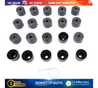 Set Copriruota Dadi 21PCS Nero 16X Normale 4X Bloccaggio Seat Ibiza Leon Mii