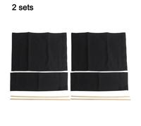 Set Coprisedia Director in Tessuto Tela Lavabile con Strisce Eleganti