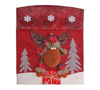 Set Coprisedia Natalizio Babbo Natale Pupazzo di Neve Renna Decorazione Festa Fe