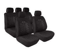 Lampa Set coprisedile 54836 Road Track – Coordinate anteriori e posteriori per auto Nero Universali