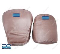 Set Coprisedili Anteriore E Posteriore Marrone Per Royal Enfield Meteor 350cc