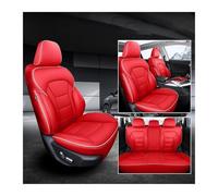 Set coprisedili auto Per Ford Per Focus Mk1 Mk2 Per Mondeo Mk4 Per Fusion Per Mustang Per Fiesta Coprisedile Auto Coprisedile Auto(5Pcs-Red)