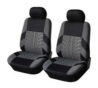 Set Coprisedili Auto per H-yundai i10 III (AC3/AI3) 2019-2024, Copri-Sedile Traspirante Tessuto Sedili Protezion Coprisedile Antiscivolo Interni Accessori,C/Grey