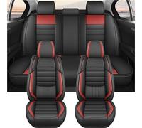 Set Coprisedili Auto Per Mazda CX5 Coprisedili Per Auto Di Lusso In Pelle PU Set Completo Di Accessori Decorativi Per La Protezione Degli Interni(5PCS Red)