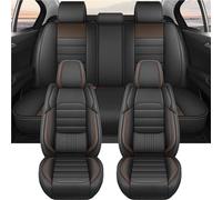 Set Coprisedili Auto Per Mazda CX5 Coprisedili Per Auto Di Lusso In Pelle PU Set Completo Di Accessori Decorativi Per La Protezione Degli Interni(5PCS Brown)