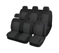 Mossa Coprisedili su Misura compatibili con Ford Transit VII Van (2013-2019) per Due File di sedili - Fodere sedili Auto - Set coprisedili Auto E1